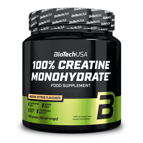 100% Creatine Monohydrate - 300 g ízesített - BioTechUSA Hungary