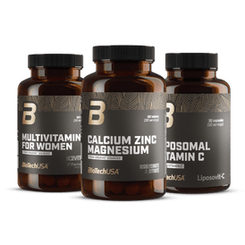Multivitamin For Women + Calcium Zinc Magnesium + Liposomal Vitamin C from organic sources - BioTechUSA Hungary