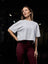Heavyweight oversized női cropped póló