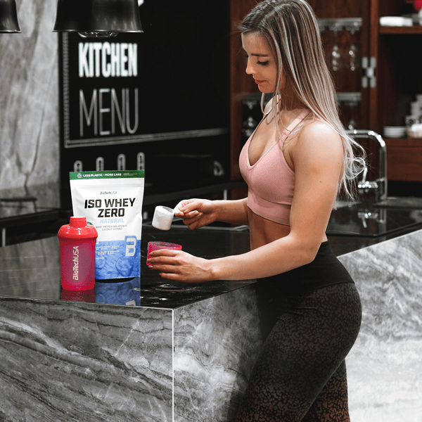 Iso Whey Zero Natural Getränkepulver auf Basis von Molkeproteinisolat - 500 g